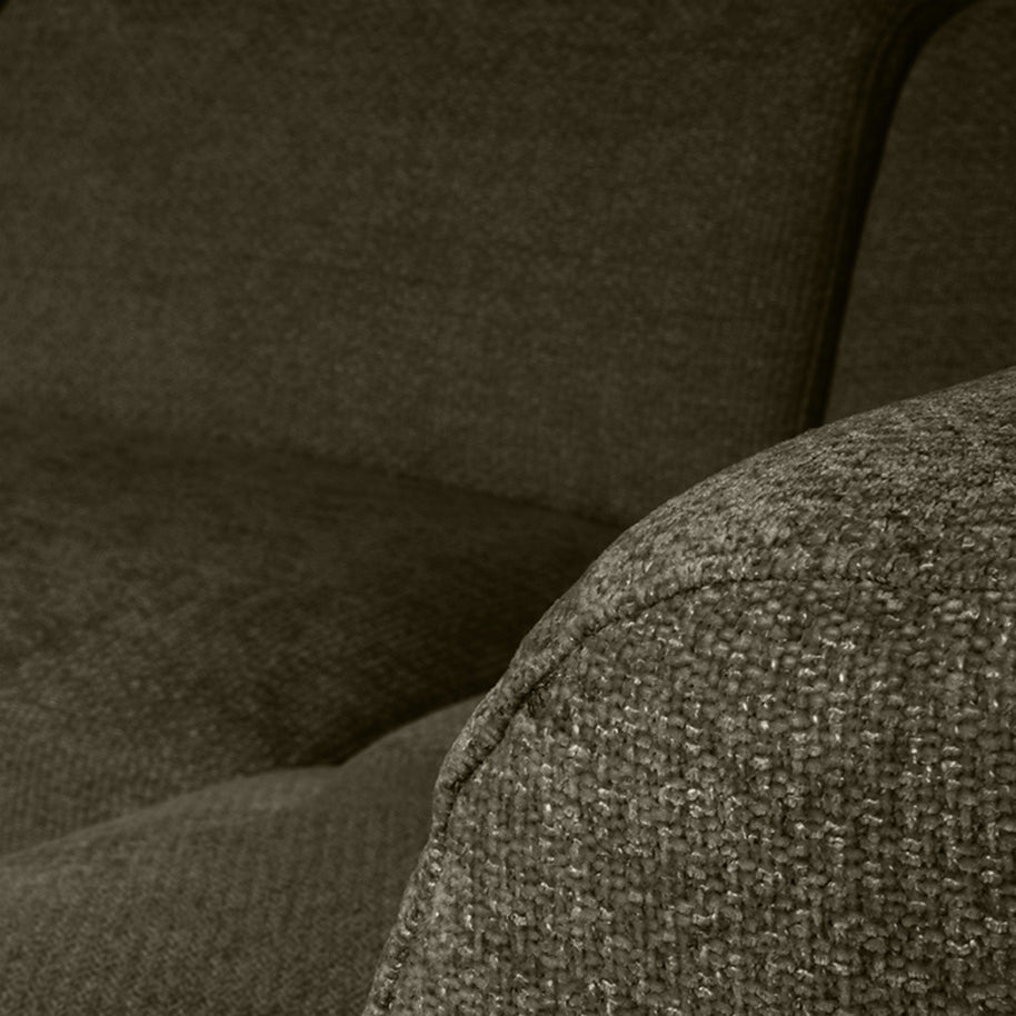 LABEL51 Hoekbanken Rodano - Hunter - Chenille - Hoekbank Rechts