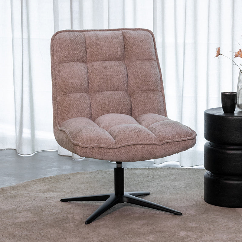 LABEL51 Fauteuils Vince - Clay - Chenille - 63 cm