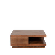 LABEL51 Salontafels Square - Nature Smooth - Mangohout - 80 cm