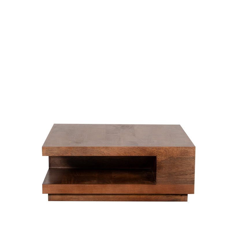 LABEL51 Salontafels Square - Nature Smooth - Mangohout - 80 cm
