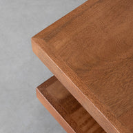 LABEL51 Salontafels Square - Nature Smooth - Mangohout - 80 cm