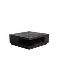 LABEL51 Salontafels Square - Zwart - Mangohout - 80 cm