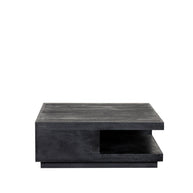 LABEL51 Salontafels Square - Zwart - Mangohout - 80 cm