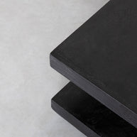 LABEL51 Salontafels Square - Zwart - Mangohout - 80 cm