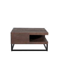LABEL51 Salontafels Cube - Espresso - Mangohout - 80 cm