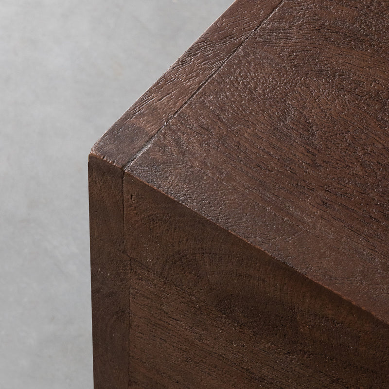 LABEL51 Salontafels Cube - Espresso - Mangohout - 80 cm