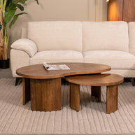 LABEL51 Salontafels Timon - Nature Smooth - Mangohout - 100 cm