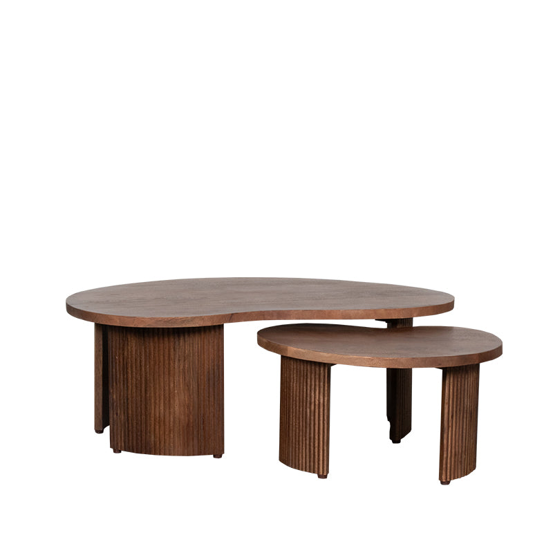 LABEL51 Salontafels Timon - Nature Smooth - Mangohout - 100 cm