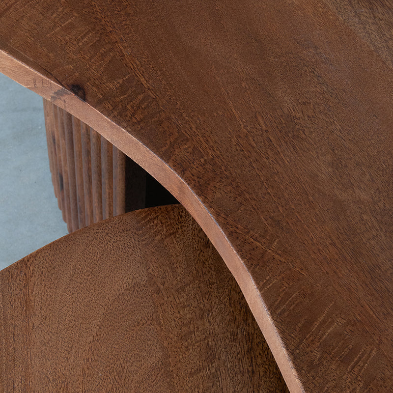 LABEL51 Salontafels Timon - Nature Smooth - Mangohout - 100 cm
