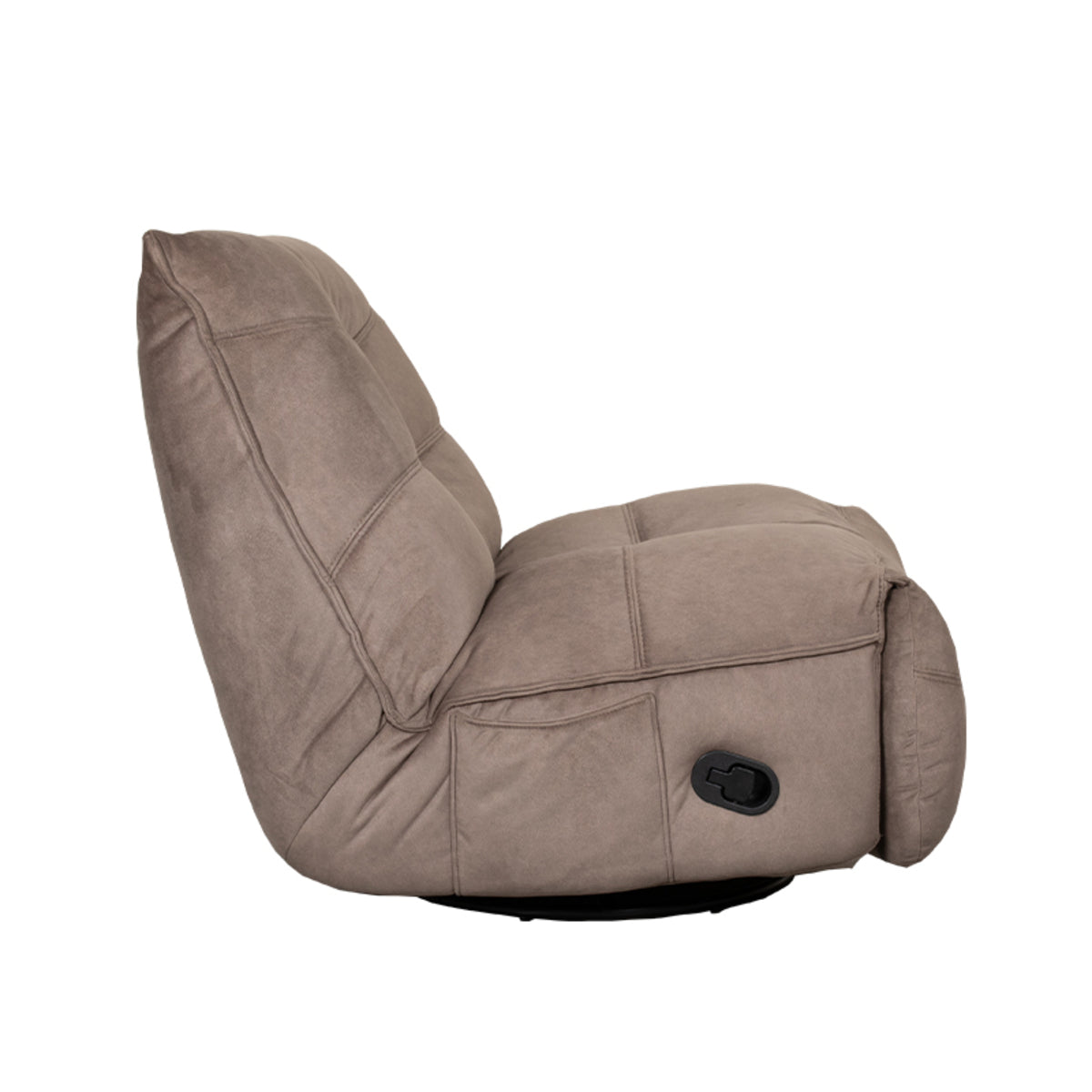 LABEL51 Fauteuils Take It Easy - Taupe - Velvet - One Size