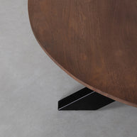 LABEL51 Salontafels Otis - Espresso - Mangohout - 80 cm - Rond