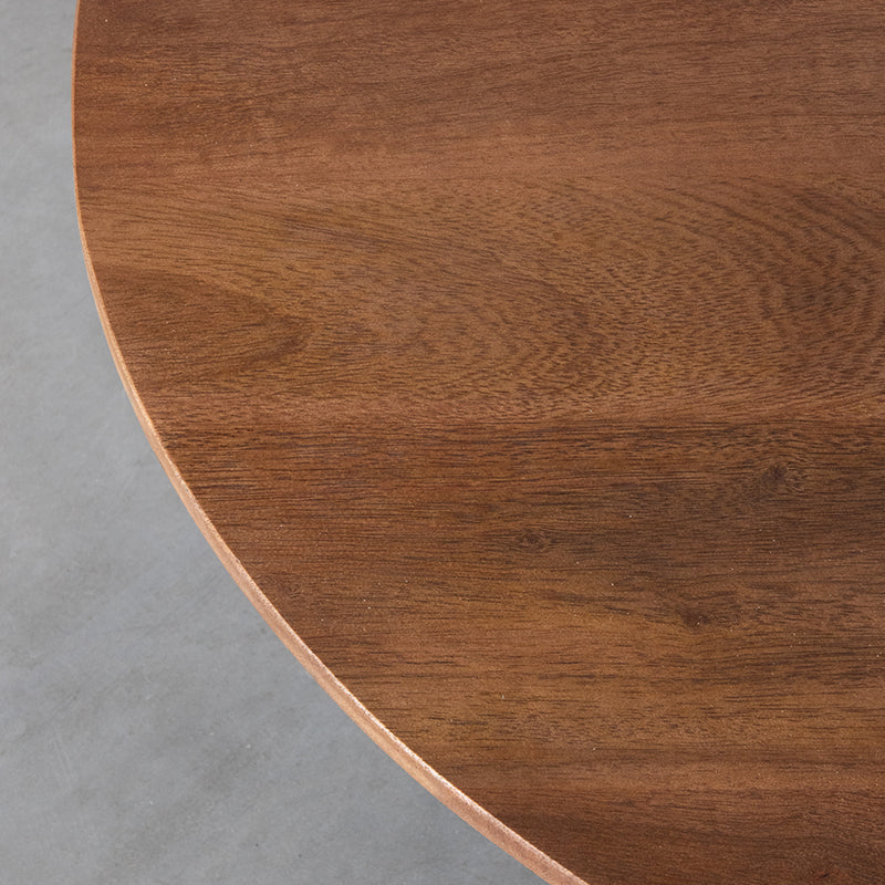 LABEL51 Salontafels Otis - Nature Smooth - Mangohout - 80 cm - Rond