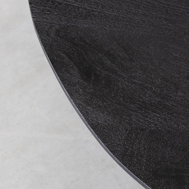 LABEL51 Salontafels Otis - Zwart - Mangohout - 80 cm - Rond