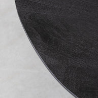 LABEL51 Salontafels Otis - Zwart - Mangohout - 80 cm - Rond