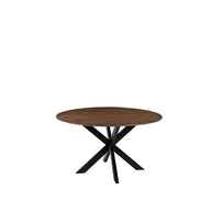 LABEL51 Eetkamertafels Otis - Nature Smooth - Mangohout - 130 cm - Rond