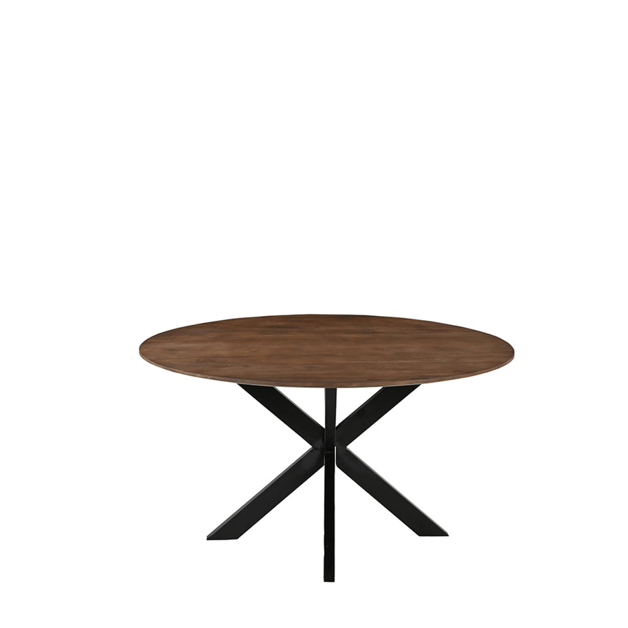LABEL51 Eetkamertafels Otis - Nature Smooth - Mangohout - 140 cm - Rond