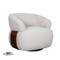 LABEL51 Fauteuils Valenza - Naturel - Boucle - One Size