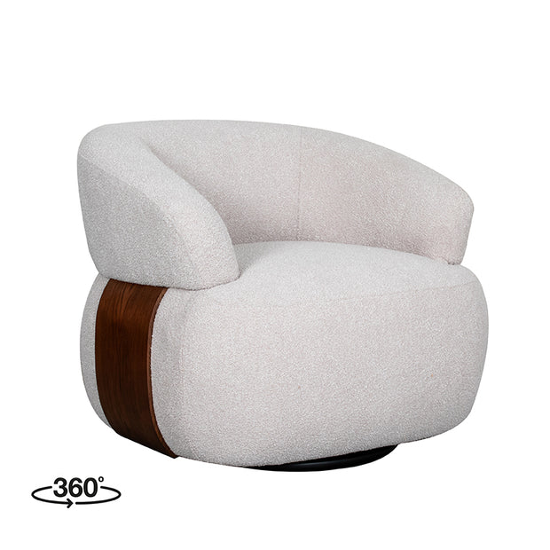 LABEL51 Fauteuils Valenza - Naturel - Boucle - One Size