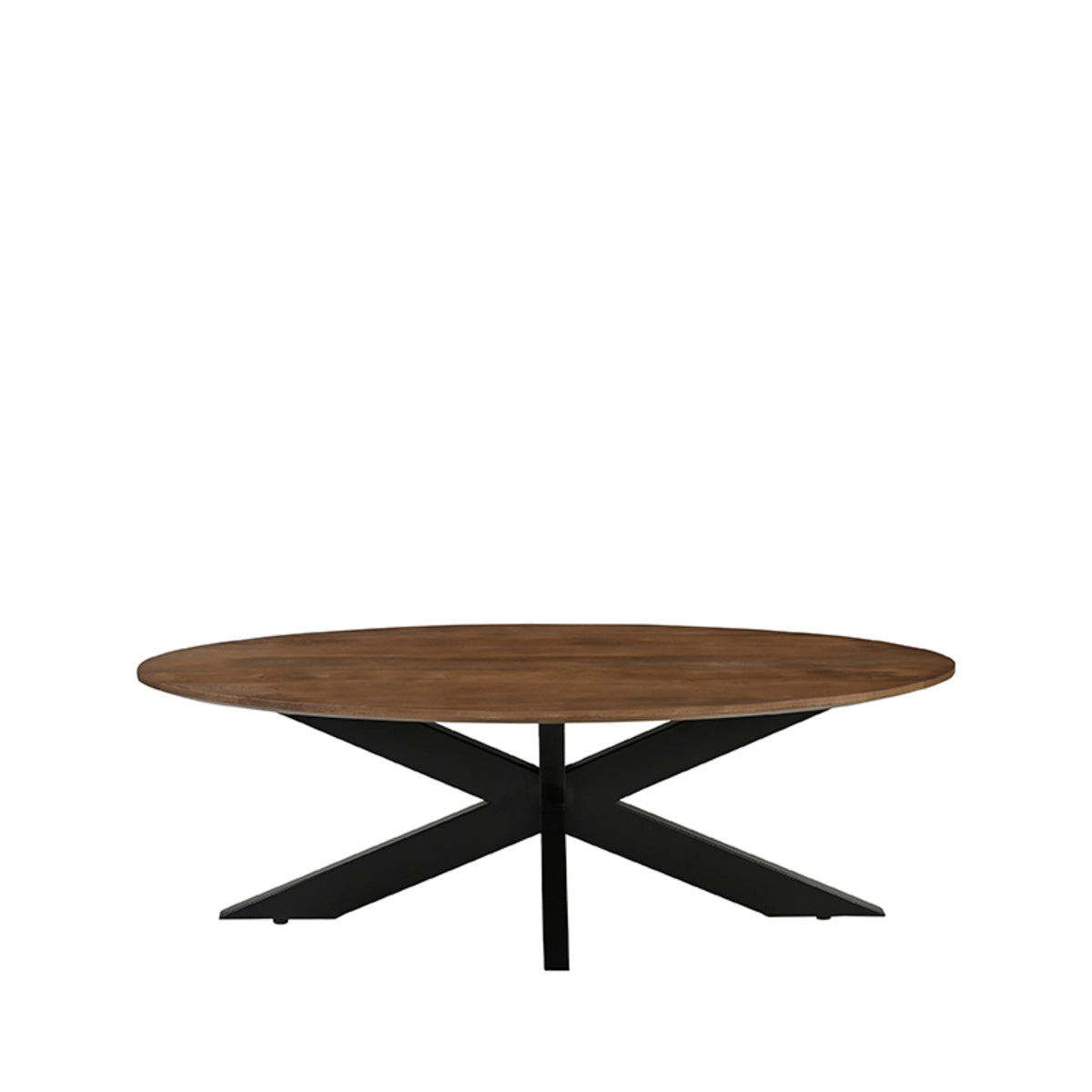 LABEL51 Salontafels James - Nature Smooth - Mangohout - 130 cm - Ovaal