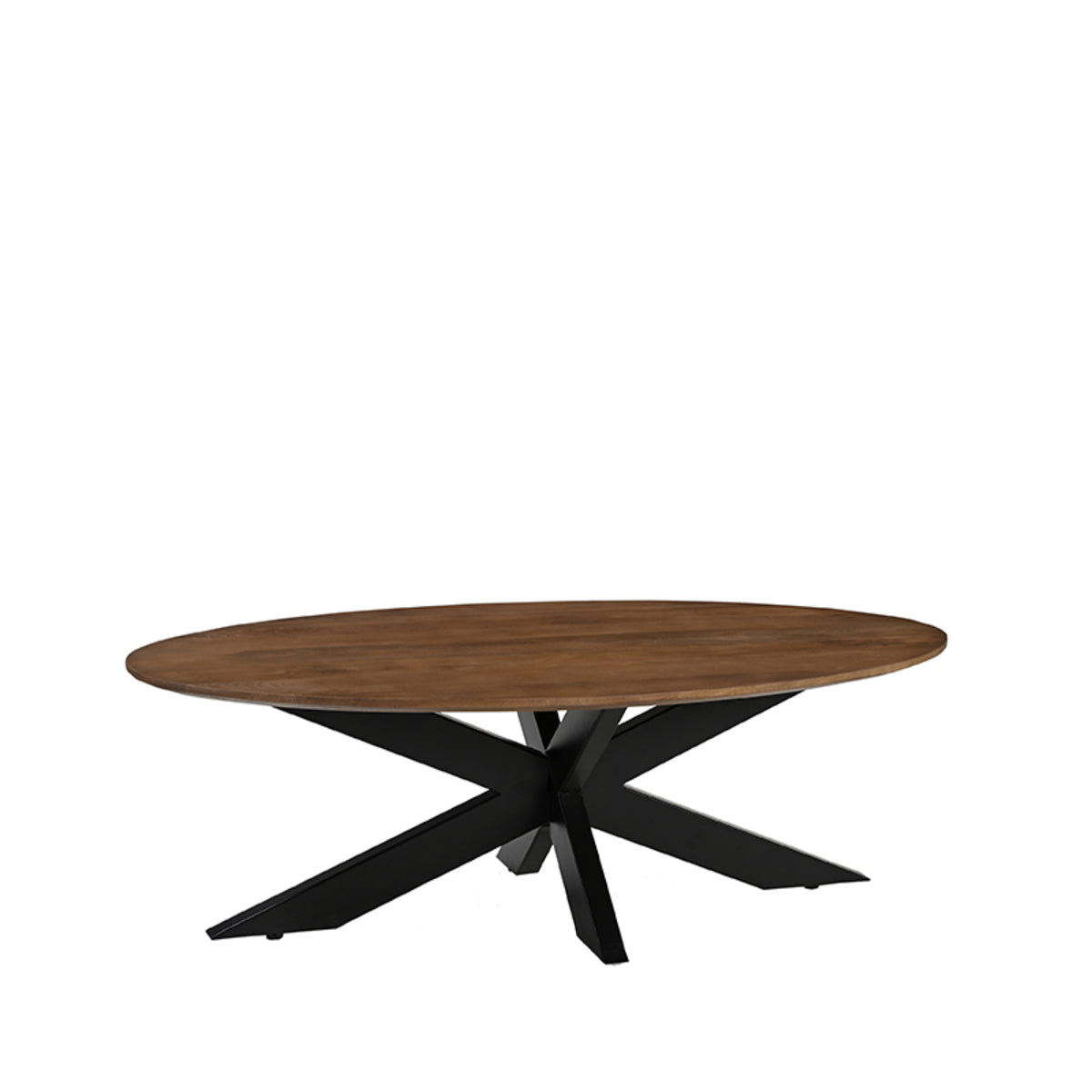 LABEL51 Salontafels James - Nature Smooth - Mangohout - 130 cm - Ovaal