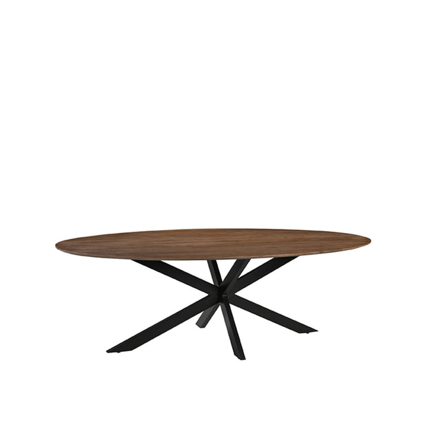 LABEL51 Eetkamertafels James - Nature Smooth - Mangohout - 210 cm - Ovaal
