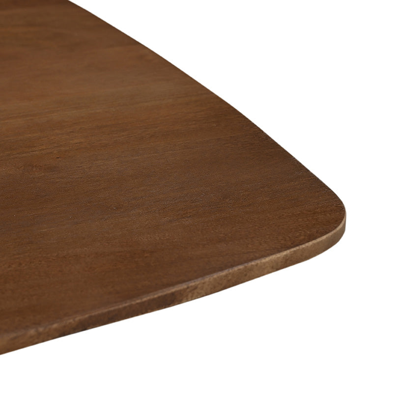 LABEL51 Eetkamertafels Blake - Nature Smooth - Mangohout - 130 cm - Rond