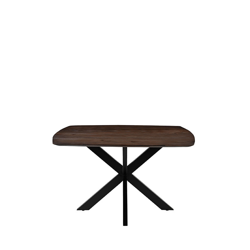 LABEL51 Eetkamertafels Blake - Espresso - Mangohout - 130 cm - Rond