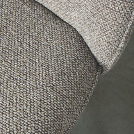LABEL51 Eetkamerstoelen Finn - Mushroom - Boucle - Zwart Metalen Frame