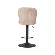LABEL51 Barkrukken Vino - Clay - Chenille - Gaslift