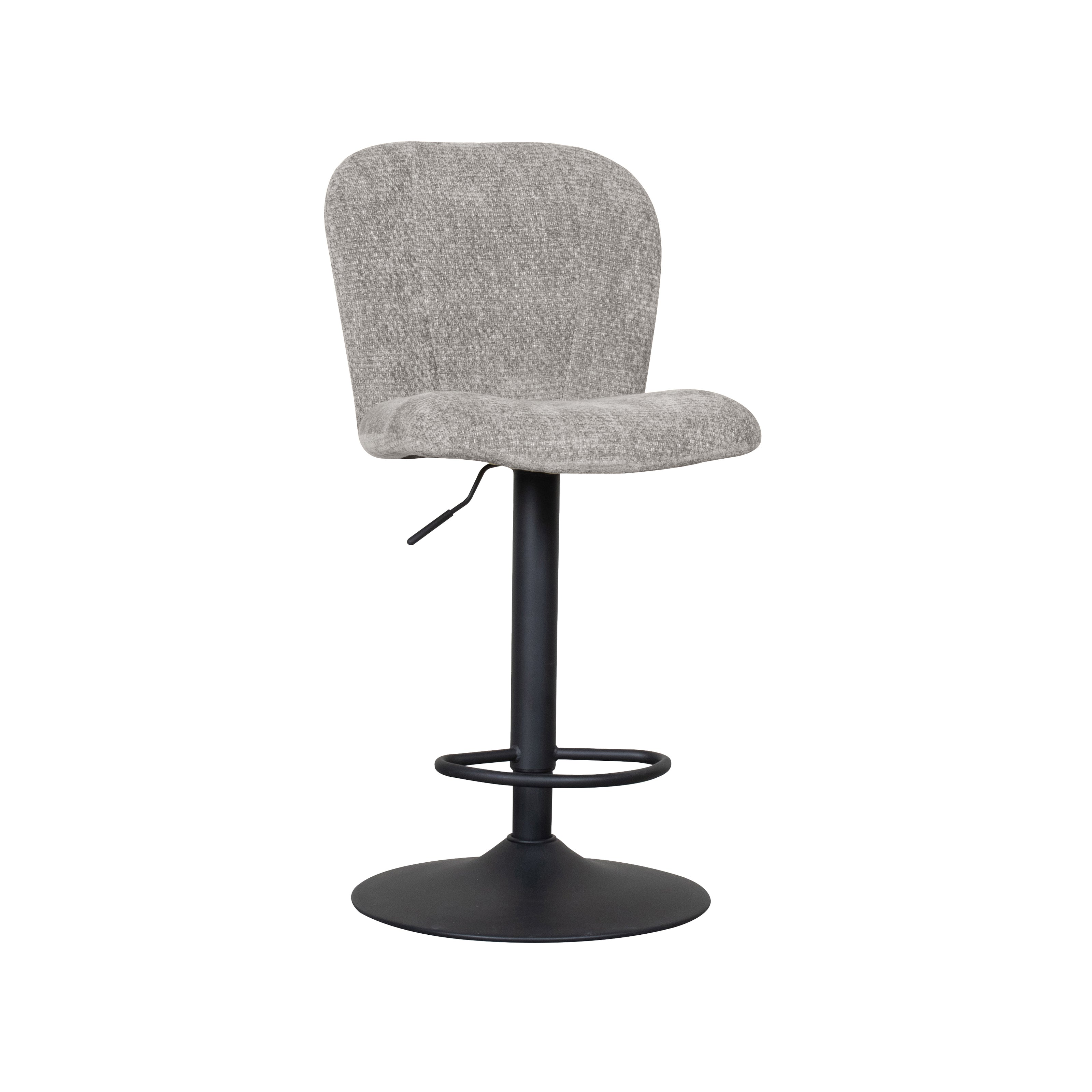 LABEL51 Barkrukken Vino - Stone - Chenille - Gaslift