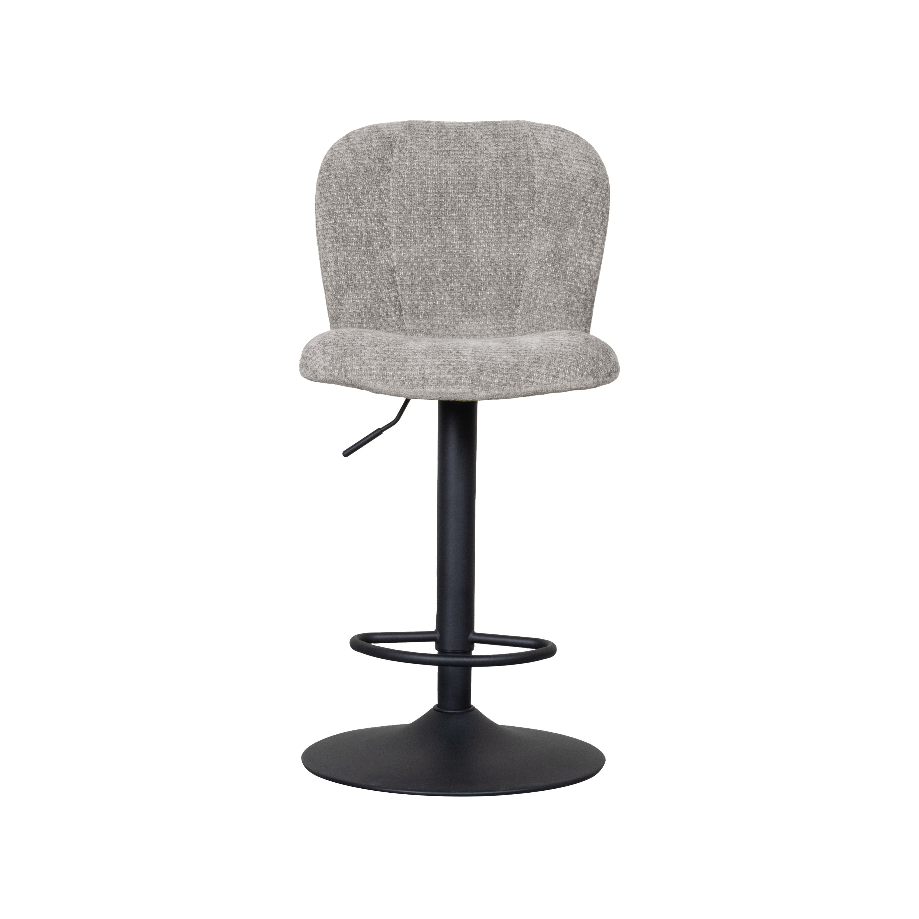 LABEL51 Barkrukken Vino - Stone - Chenille - Gaslift
