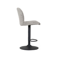 LABEL51 Barkrukken Vino - Stone - Chenille - Gaslift