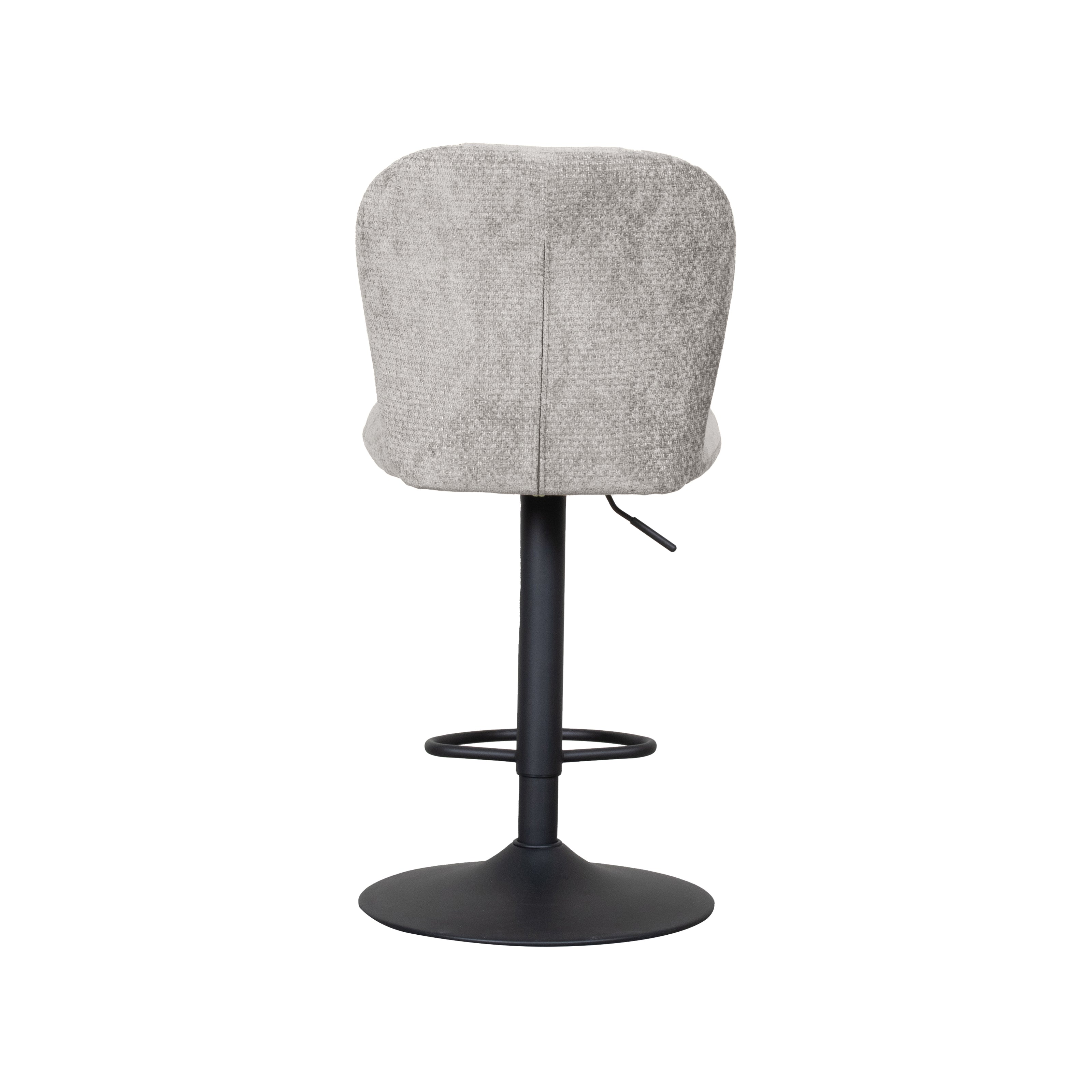 LABEL51 Barkrukken Vino - Stone - Chenille - Gaslift