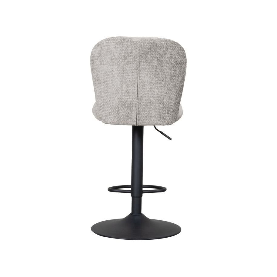 LABEL51 Barkrukken Vino - Stone - Chenille - Gaslift