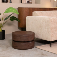 LABEL51 Salontafels Milly - Espresso - Mangohout - 50 cm