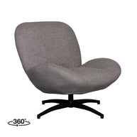 LABEL51 Fauteuils Clayton - Taupe - Geweven - One Size