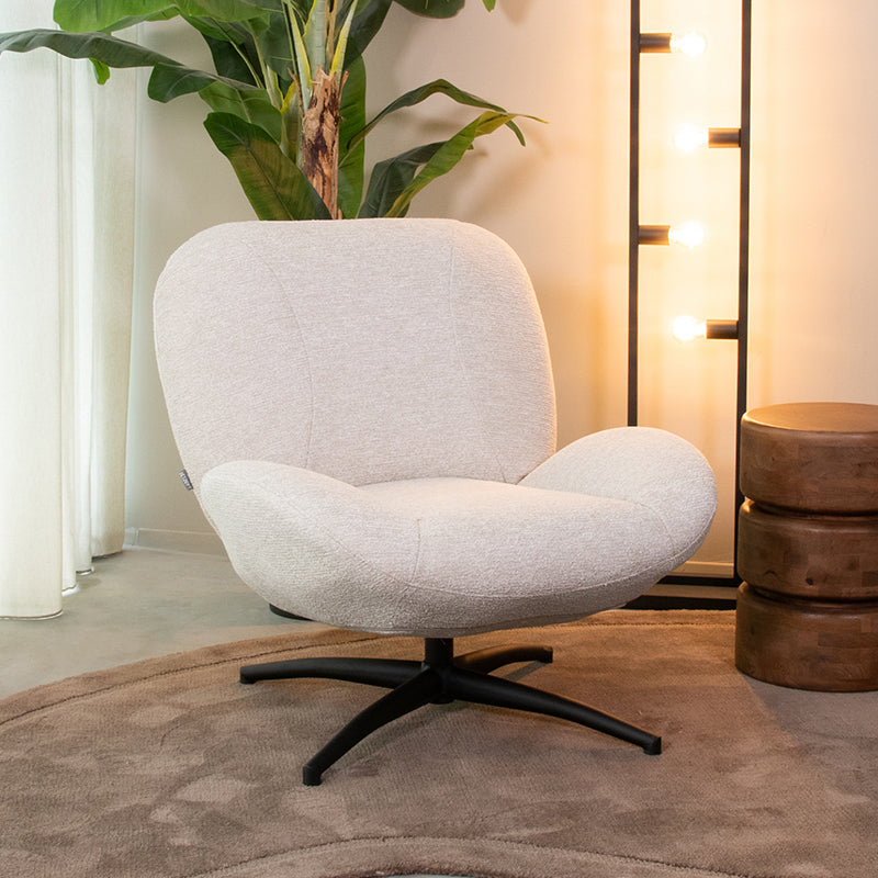 LABEL51 Fauteuils Clayton - Naturel - Geweven - One Size