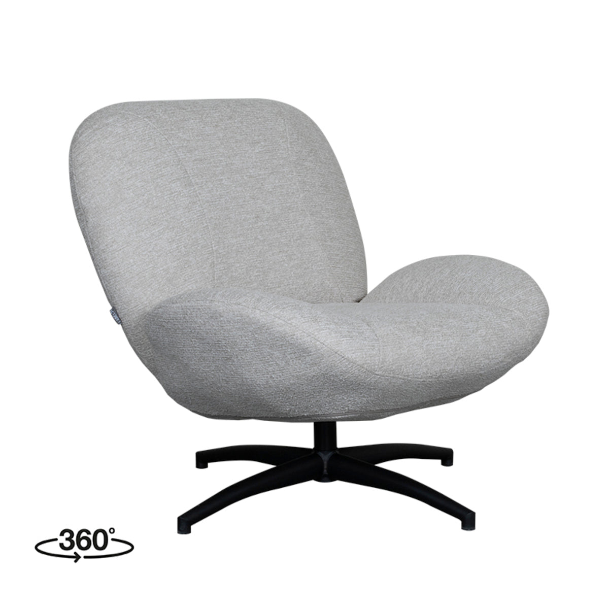 LABEL51 Fauteuils Clayton - Naturel - Geweven - One Size
