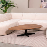 LABEL51 Salontafels Rosie - Nature Smooth - Mangohout - 140 cm