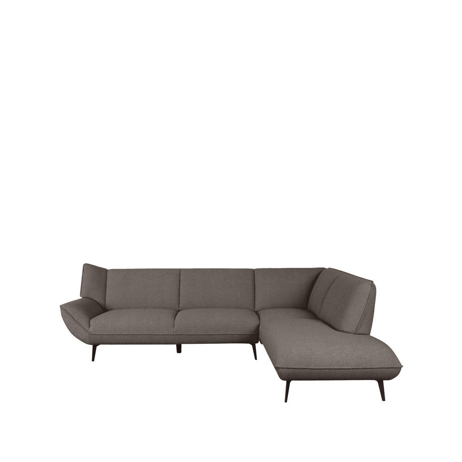 LABEL51 Hoekbanken Pesaro - Bruin - Boucle - Hoekbank Rechts