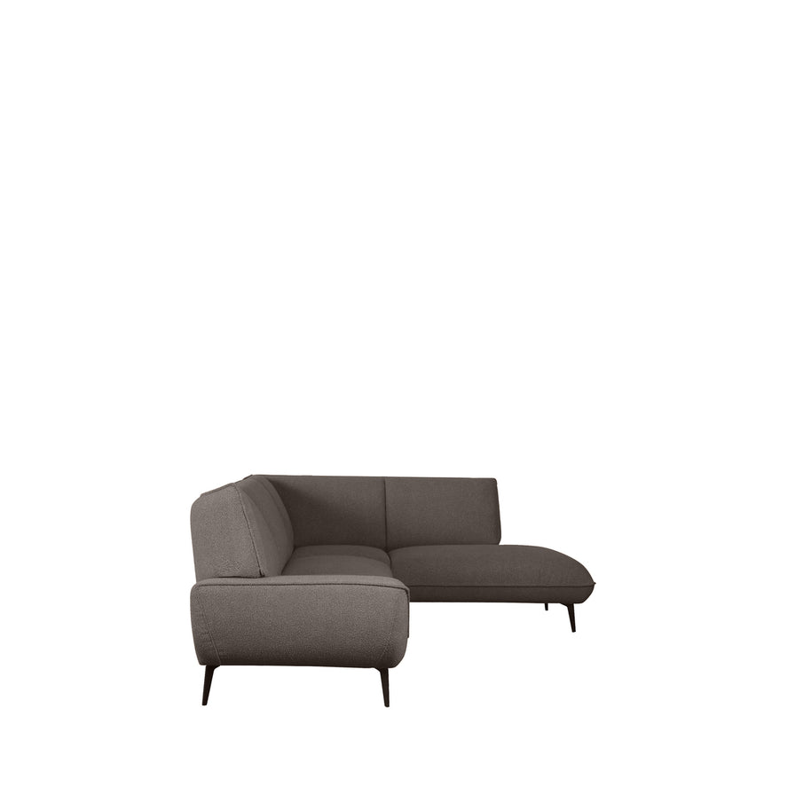 LABEL51 Hoekbanken Pesaro - Bruin - Boucle - Hoekbank Rechts