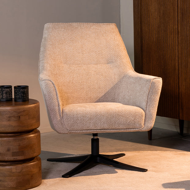 LABEL51 Fauteuils Tod - Clay - Chenille - 76 cm