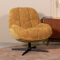 LABEL51 Fauteuils Huxley - Mustard - Chenille - One Size