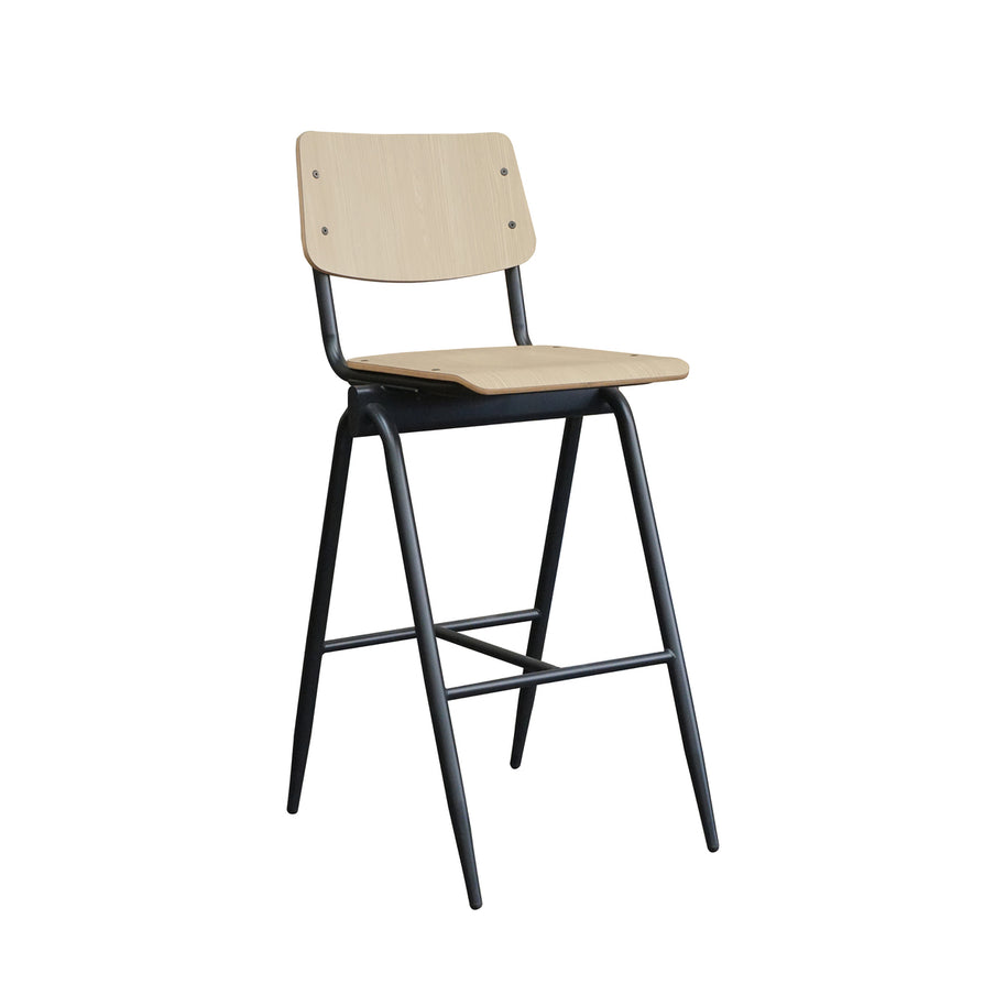 LABEL51 Barkrukken Solid - Naturel - Hout - Hoog