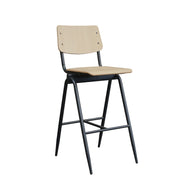 LABEL51 Barkrukken Solid - Naturel - Hout - Hoog