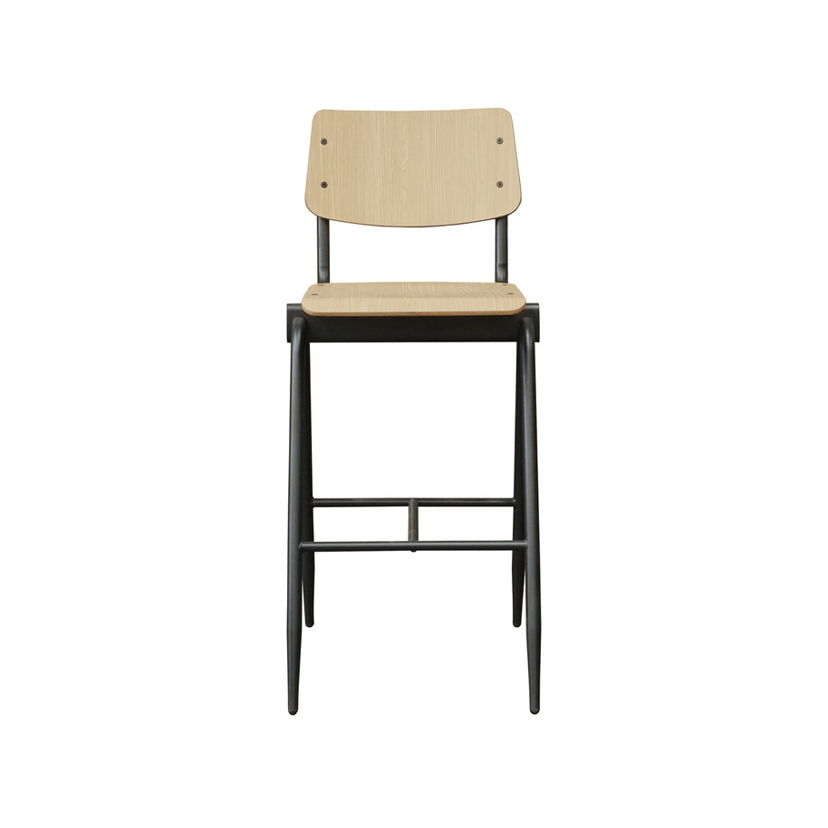 LABEL51 Barkrukken Solid - Naturel - Hout - Hoog