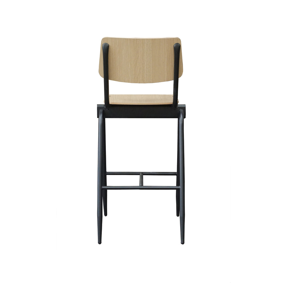 LABEL51 Barkrukken Solid - Naturel - Hout - Hoog