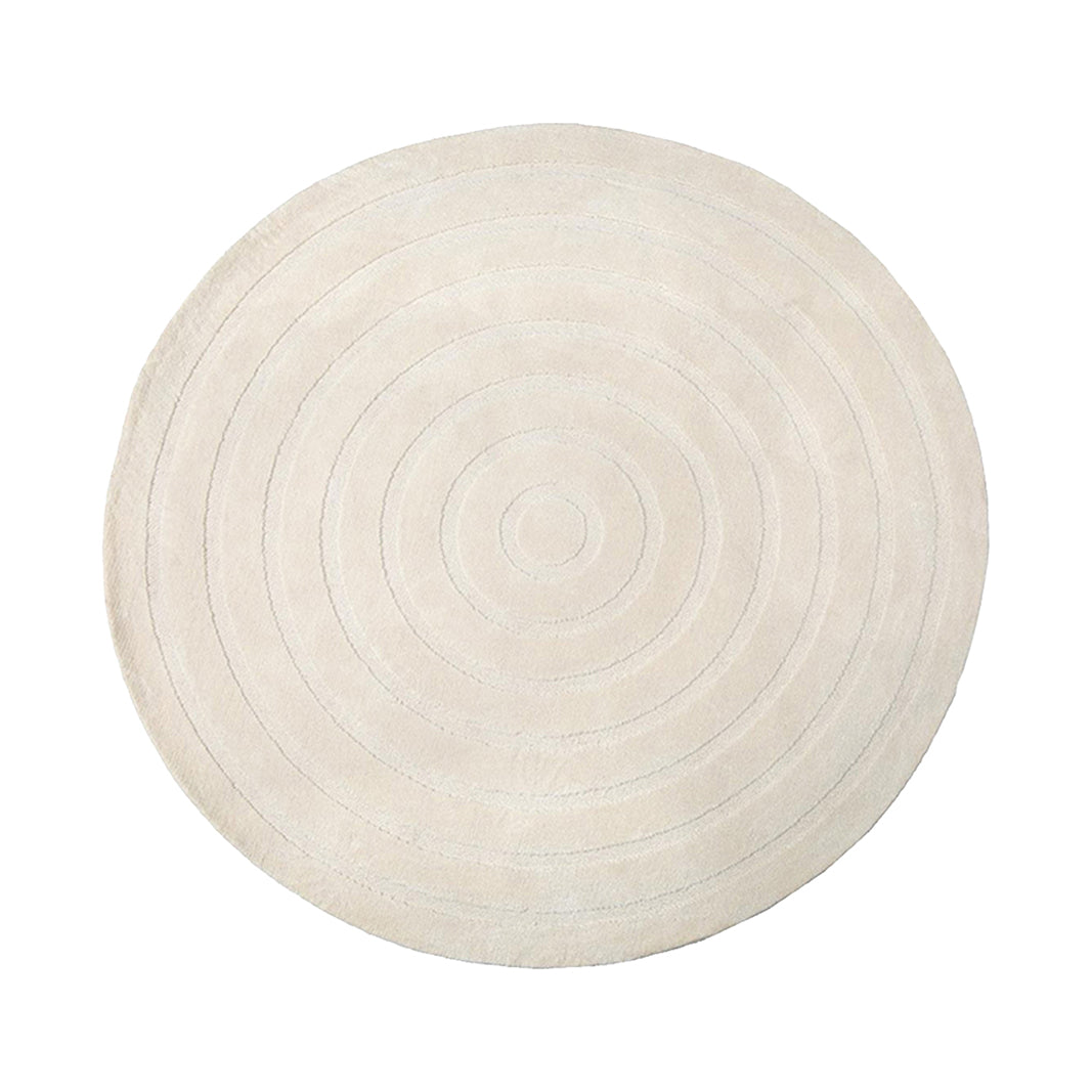 LABEL51 Vloerkleden Agra - Ivoor - Polyester - 150x150 cm - Rond