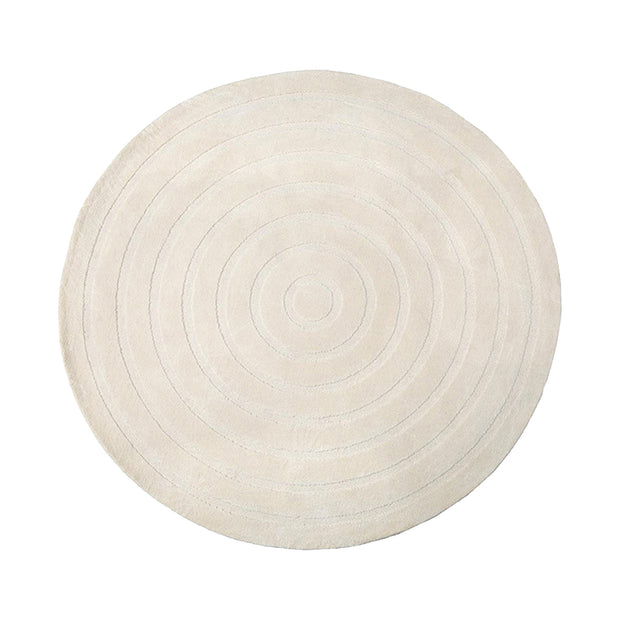 LABEL51 Vloerkleden Agra - Ivoor - Polyester - 150x150 cm - Rond