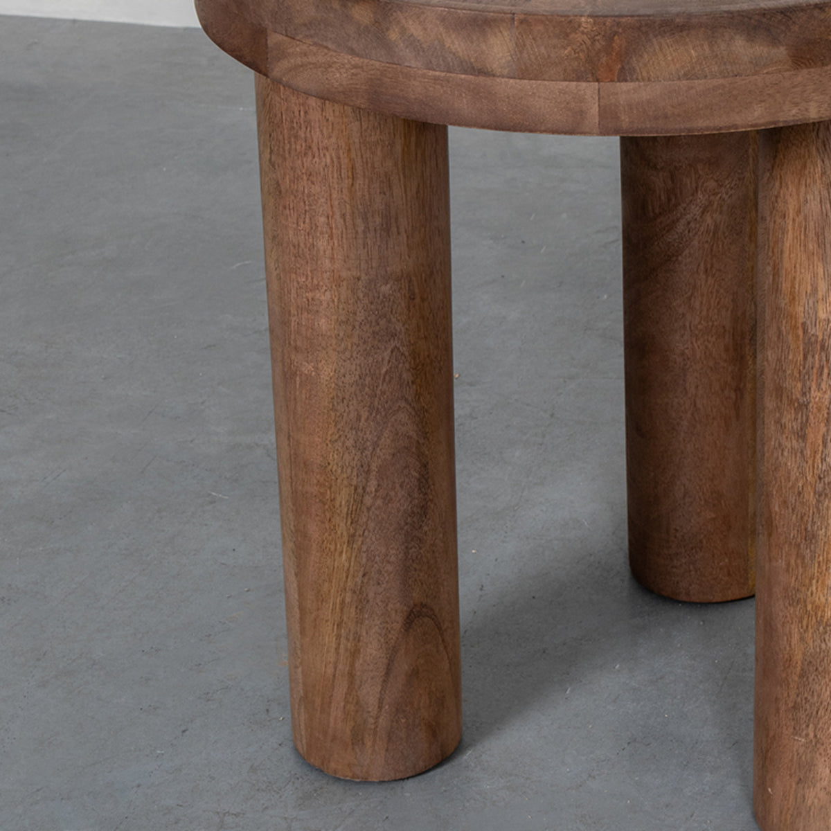 LABEL51 Bijzettafels Elly - Nature Smooth - Mangohout - 42 cm